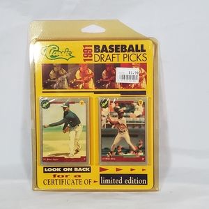 1991 CLASSIC BASEBALL DRAFT PICKS FACTORY SEALED SET 394 LIMITED EDITION